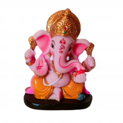 Ganesha Idol Height 3.5 Inches, Car Ganesh / Ganpati Religious Decorative Showpiece (Polyresin / Fiber) (₹400)