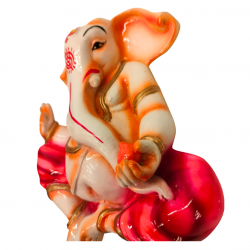 Ganesha Wall Hanging for Home Decor Height 6 inches (Polyresin / Fiber, Multicolor) (₹380)