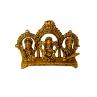 Brass Ganesh Lakshmi Saraswati Idol height 3 Inches (₹900)