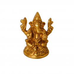Brass Idol Ganesh 2.5 Inch (₹580)