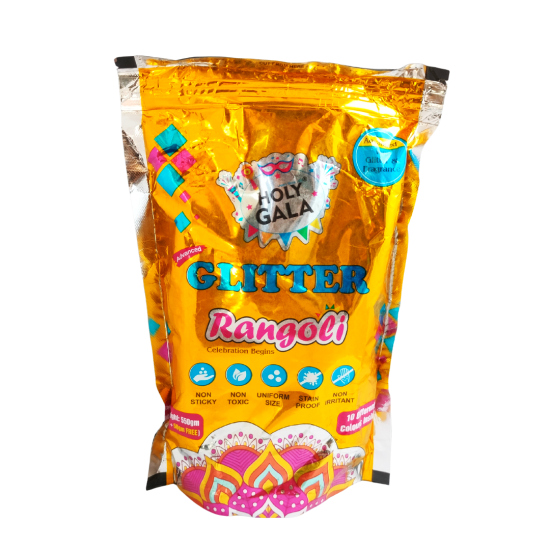 Ganesh Gulal Glitter Rangoli Powder 10 color pack 550gms(₹50)