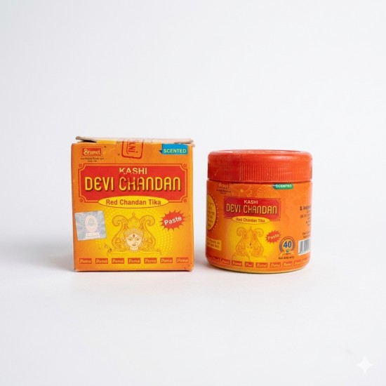 Bhawani Kashi Devi Chandan - Red Chandan Tika 50gms (₹28)