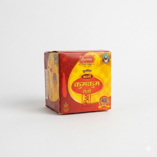 Bhawani Kashi Kumkum Roli scented 40gms (₹25)