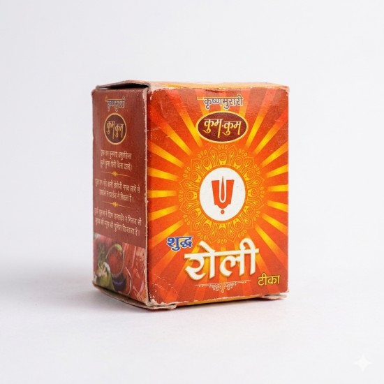 Krishnamurari kumkum shudh Roli Tika 40gms (₹33)