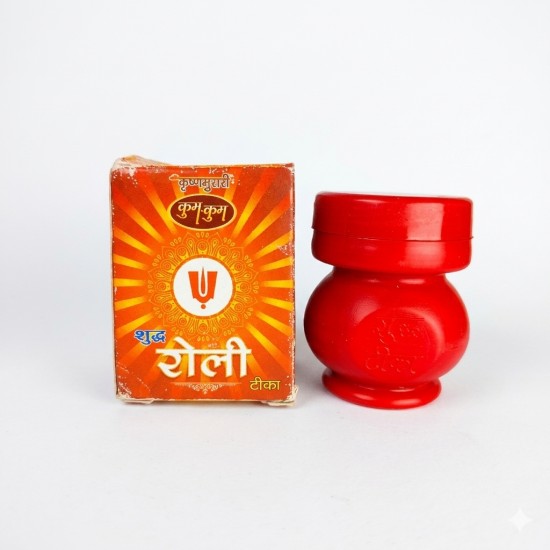 Krishnamurari kumkum shudh Roli Tika 40gms (₹33)