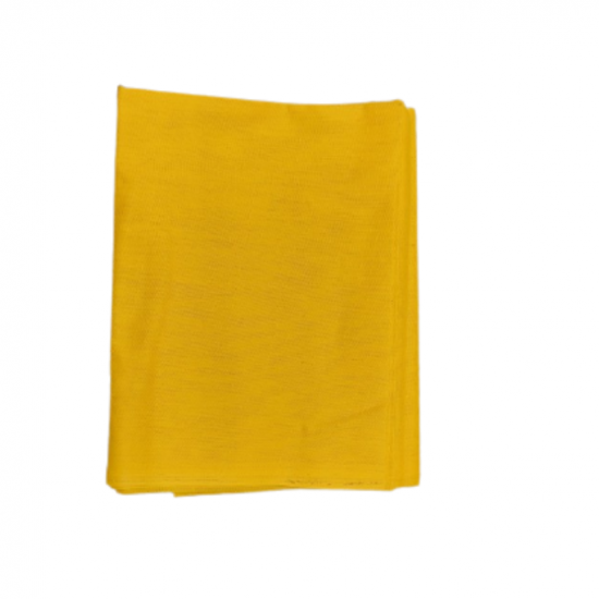 Cotton Yellow Cloth 1.1 Metres for Pooja, Mandir Asan Cloth/ Altar Cloth/ Puja Ka Kapda 1 Pc (₹60)