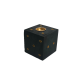Handcrafted Wooden Incense Stick Holder/Agarbatti Stand/Agardaan (Dice shaped) (Black) Height 2 Inches (₹60)
