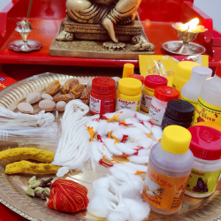 Ganesh Pooja Kit / Pooja Samagri Kit for Ganesh Pujan / Ganpati Puja Saman/ Sampoorna Ganesh Chaturthi Puja Kit  (₹350)