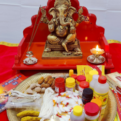 Ganesh Pooja Kit / Pooja Samagri Kit for Ganesh Pujan / Ganpati Puja Saman/ Sampoorna Ganesh Chaturthi Puja Kit  (₹450)