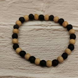 Tulsi Black Beads Bracelet (₹90.00)