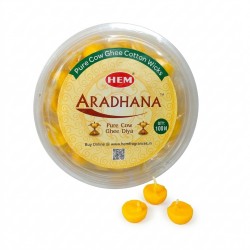 Hem Aradhana Pure Cow Ghee Diya 100 Nos (₹345)