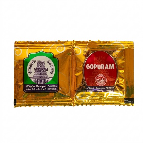 Gopuram Haldi & kumkum Combi Pack (₹3)